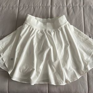 Lululemon court rival high-rise skirt *long, white